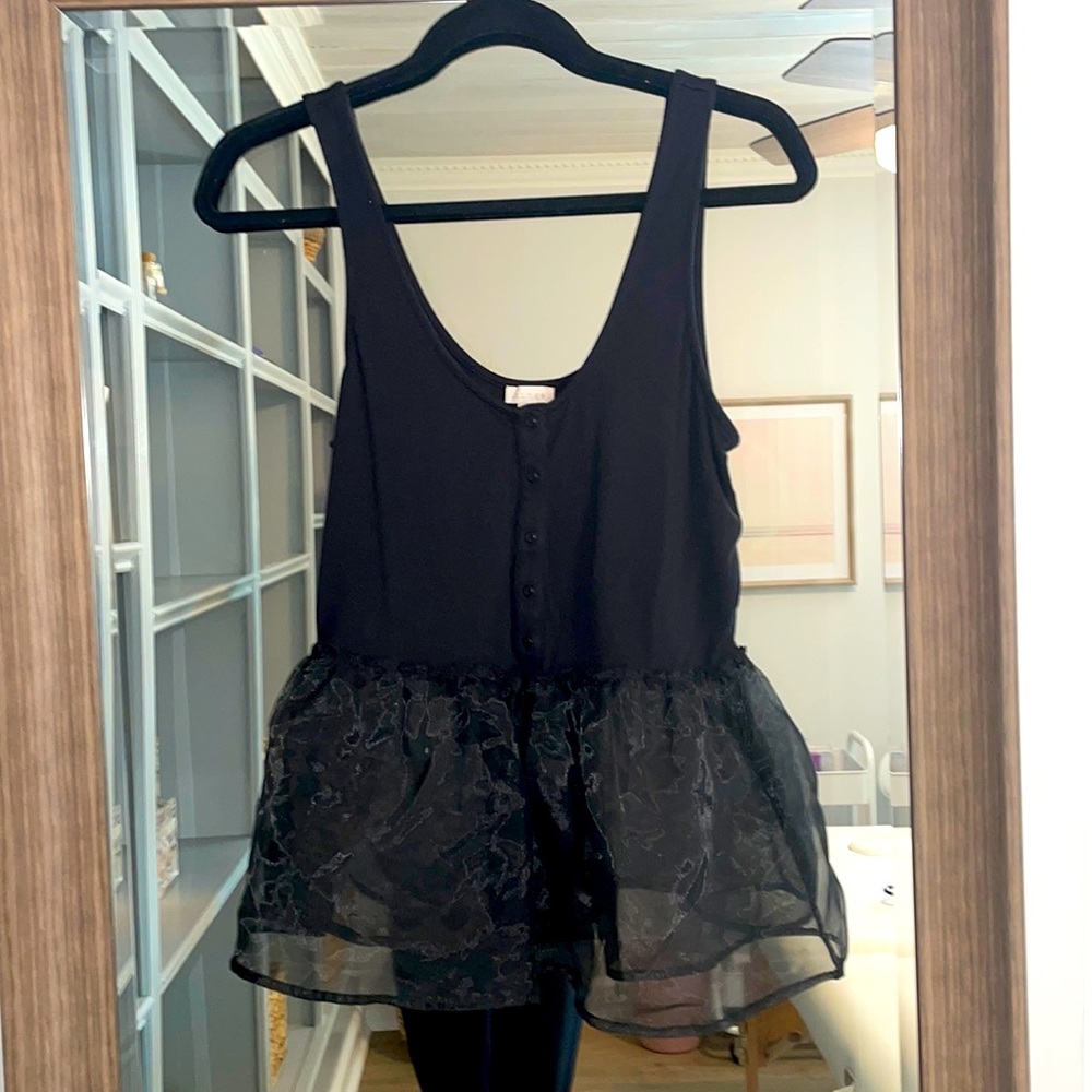 Hinge peplum top